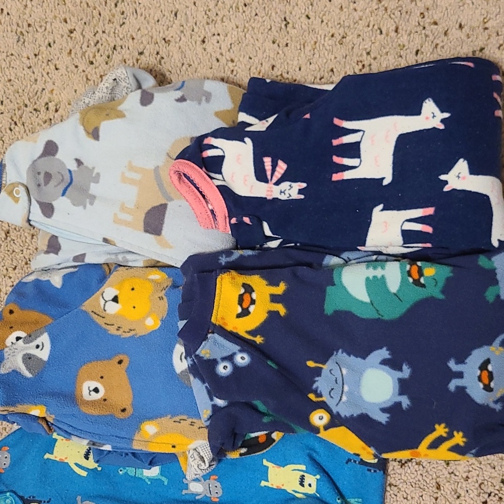24mo Footie Pajamas Lot